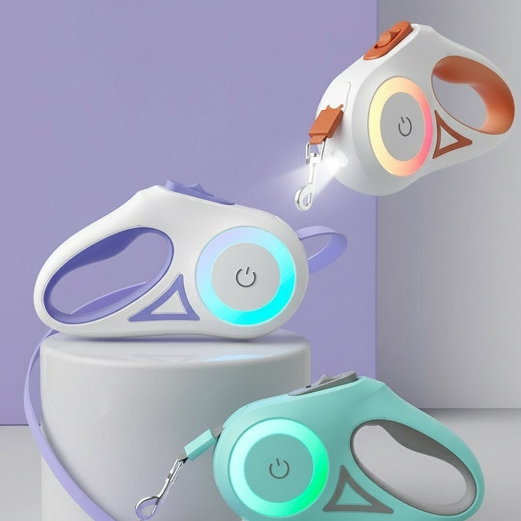 ⭐ LightLeash – Sicher & bequem Gassi gehen bei Tag und Nacht
